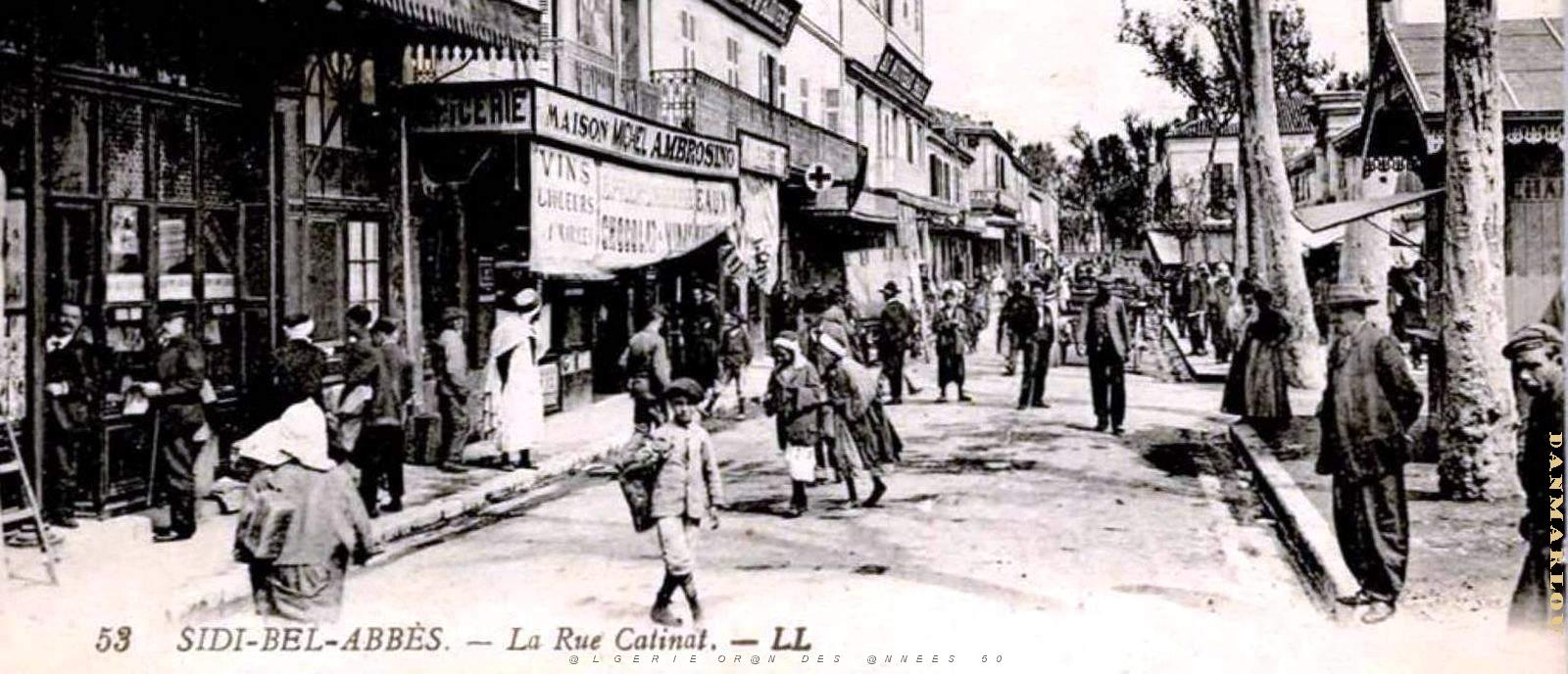 2826- Sidi-Bel-Abbes - Rue Catinat2 - 1916.jpg